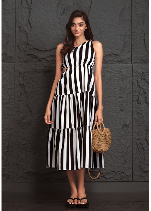 MELLO ONE SHOULDER DRESS